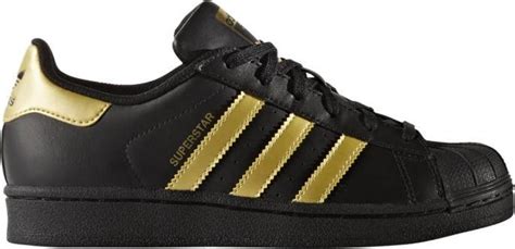 adidas originals superstar zwart goud